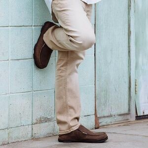 OluKai Moloa Leather Slop On Shoes